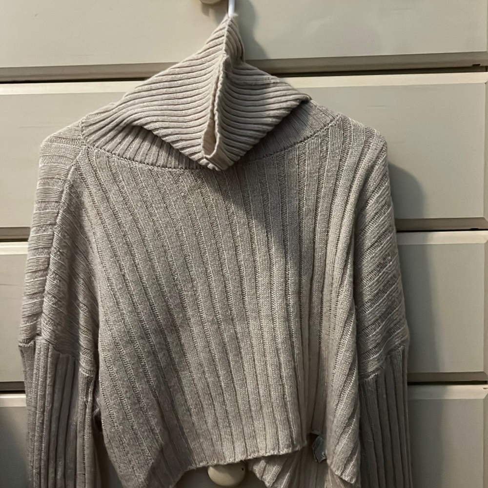 Forever 21 cropped sweater with a high neck